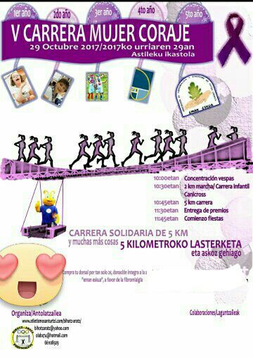 carrera MUJER CORAJE 2017 - 29 de Octubre