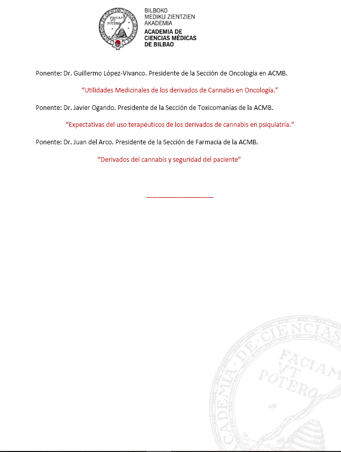 14-11-2017 I Mesa redonda Gaceta Médica Cannabis. 2