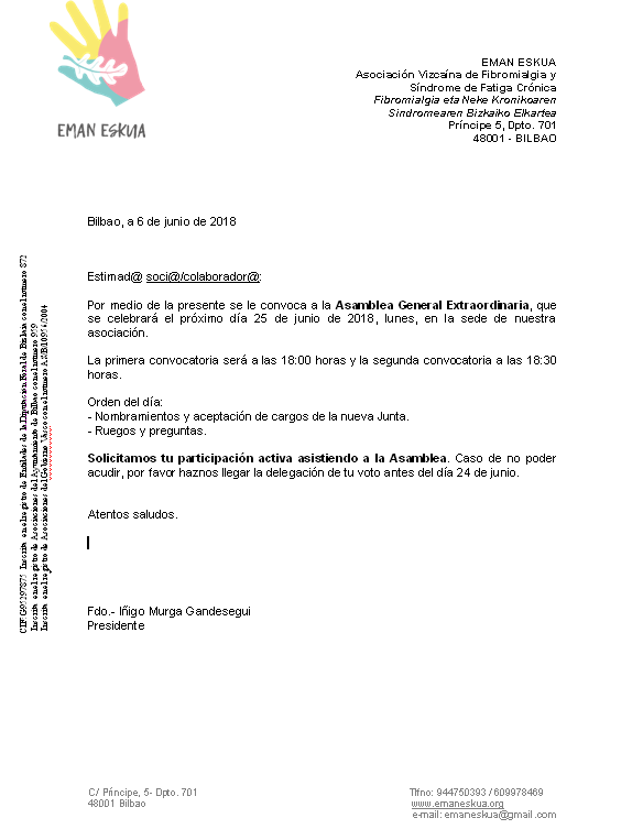 Asamblea Extraordinaria