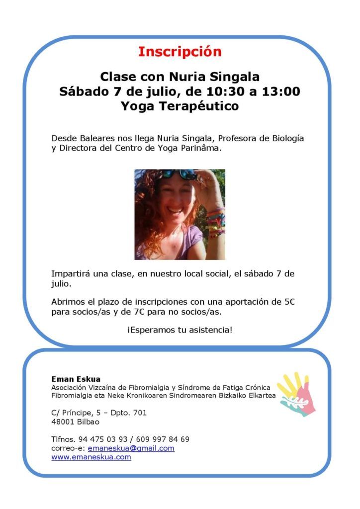 Clase Yoga - 7 Julio